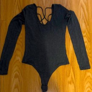 Grey bodysuit